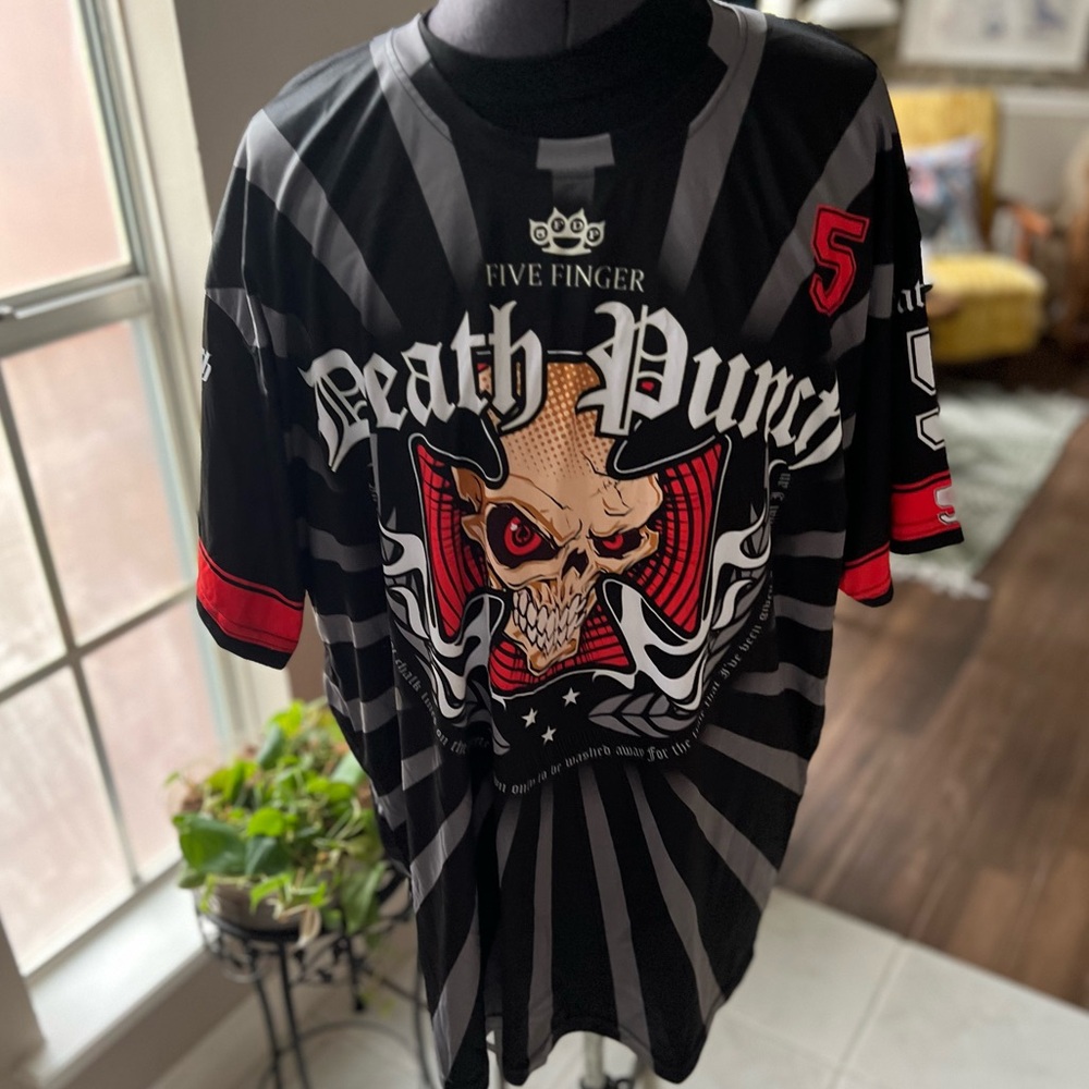 5 finger death punch jersey-shirt by garment one size L